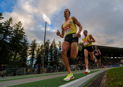 Charles Philibert-Thiboutot running the Jerome Classic 2024